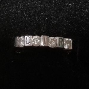 CTR Sterling Silver & CZ Ring